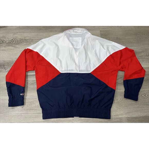 Y2K Tommy Hilfiger Windbreaker Tommy Jeans Jacket Men's Size S/P NWT MRSP $150 - Picture 11 of 14